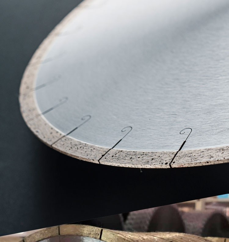 No Chipping 350mm Continuous Diamond Disc for Porcelain Marble Tiles Ceramics Cutting