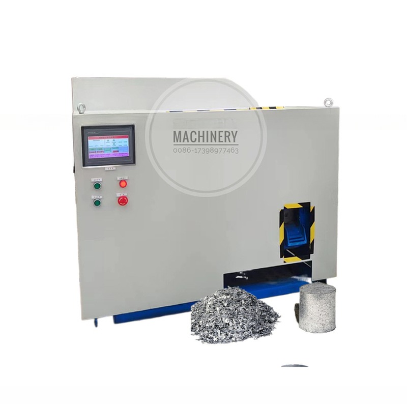 Hydraulic Briquetting Press Machine for Scrap Metal Chips Durable Metal Shaving Press