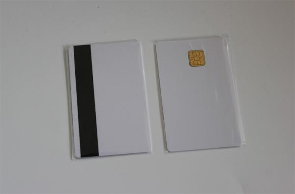 BLANK printable ID inkjet pvc chip card FM4442 FM4428 with magnetic stripe FOR