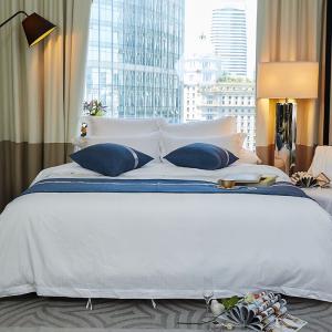 Wholesale Customized Hotel Bedding Sets 100% Cotton Jacquard Hotel Patterns Bedding Linen Duvet Cover Set from china suppliers