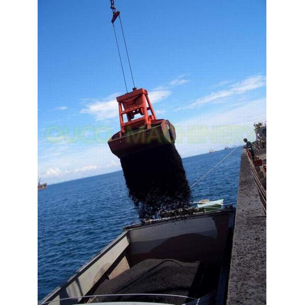 6-15 m3 Wireless Radio Remote Control Clamshell Grab Bucket Suitable For All Cranes