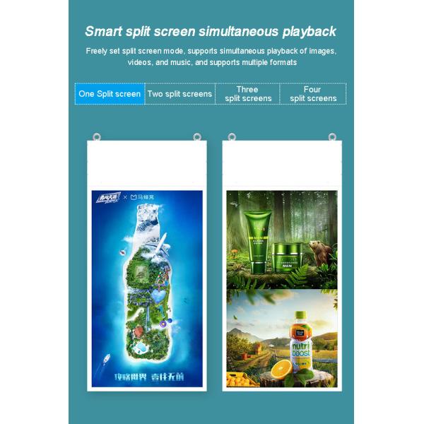 32 Inch Digital Signage Touch Screen Autumn Window Display Billboards for Retail Stores Elevators