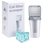PC Integrated Shovel Cat Litter Sustainable Integrated Cat Litter Scoop
