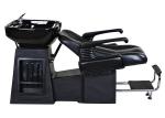 Traditional Backwash Reclining Shampoo Chair With Footrest , Salon Shampoo Units