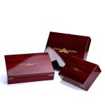 Piano Paint MDF Pasted Special Paper Empty Wooden Gift Packaging Box High Gloss