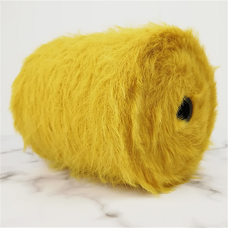 Custom Ping Pong Yarn Soft Warm Pure Nylon Flurry Eyelash Fur Yarn For Sweater Scarf