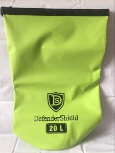 Wholesale Green Sport Waterproof Bag , Beach Water Resistant Backpack With 10L Capacity from china suppliers