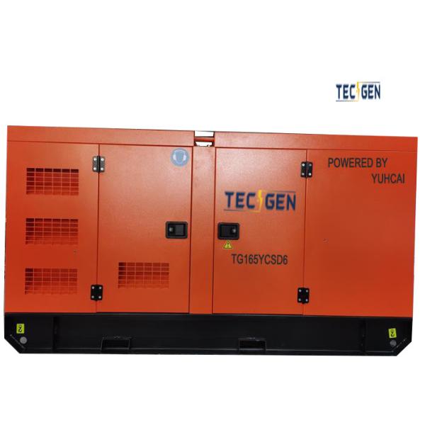120kW Diesel Generator Silent Yuchai Genset 1800rpm For Outdoor Backup Use