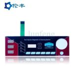 Waterproof Rubber Membrane Keypad Custom Metal Dome 3M467 Adhesive