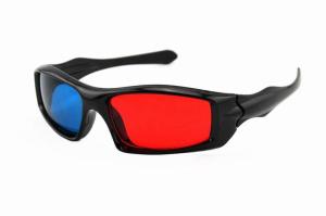 Wholesale Passive Plastic Red Cyan 3D Glasses from china suppliers
