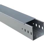 Steel Channel Cable Tray Customizable Height For Electrical Wiring Management