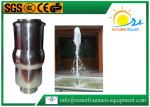 Full Stainless Steel Foam Fountain Nozzle , Geyser Jet Fountain Heads For Ponds