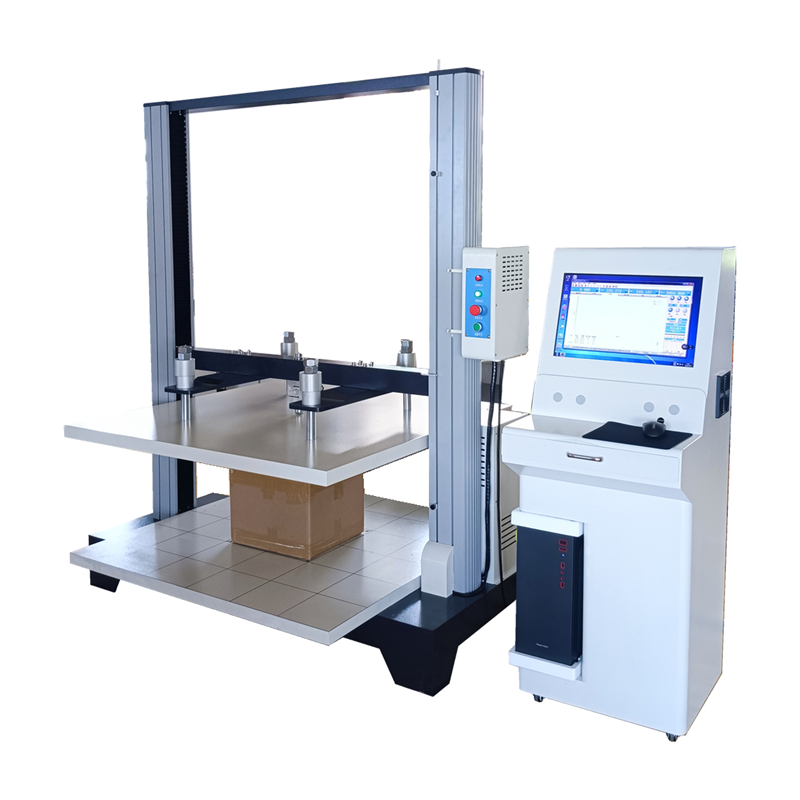 Electronic Compressive Strength Tester Machine Protection for Packaged Containers Corrugated Carton Boxes
