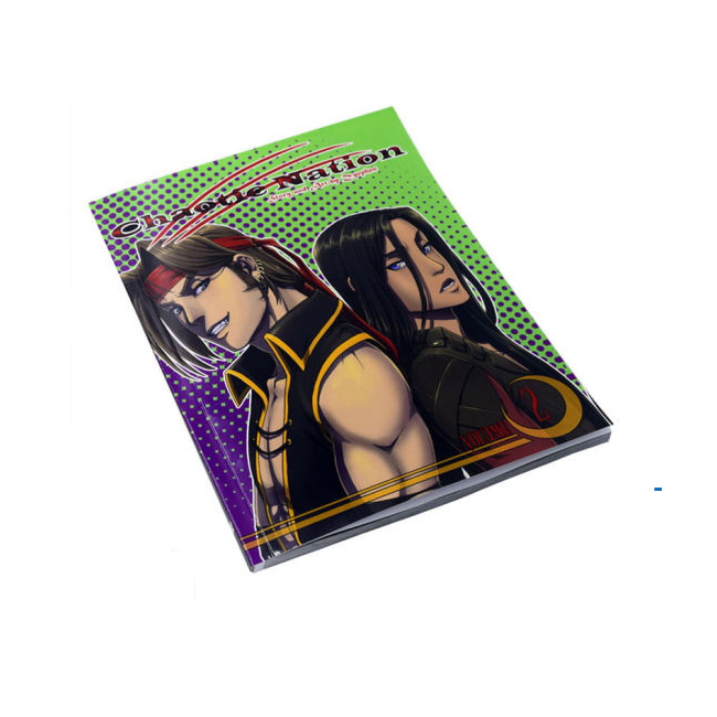 Manga Comic Colour Book Printing Custom Shapes Art Paper Cardboard