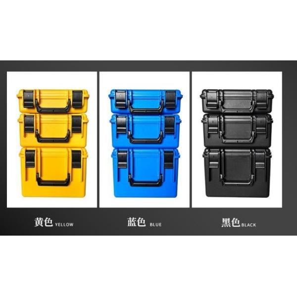 Tool Storage Case with Push Switch Mechanism Non-Slip Frosted Handle and Lockable Slot for Secure Equipment Protection
