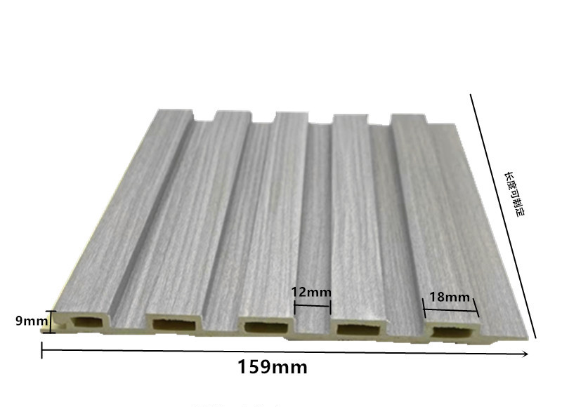 Vinyl Cladding Wall Panel Wooden Grain PVC WPC Wall Board Panels for Modern Home Office