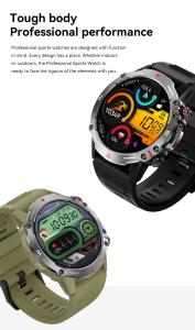 Wholesale 1.43inch HK87 Smart Watch 410mAh Battery AMOLED NFC ECG Monitor from china suppliers