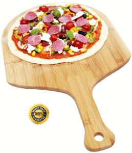 Wholesale Durable Bamboo Pizza Board , Professional Pizza Peel Cutting Board Wood Material from china suppliers