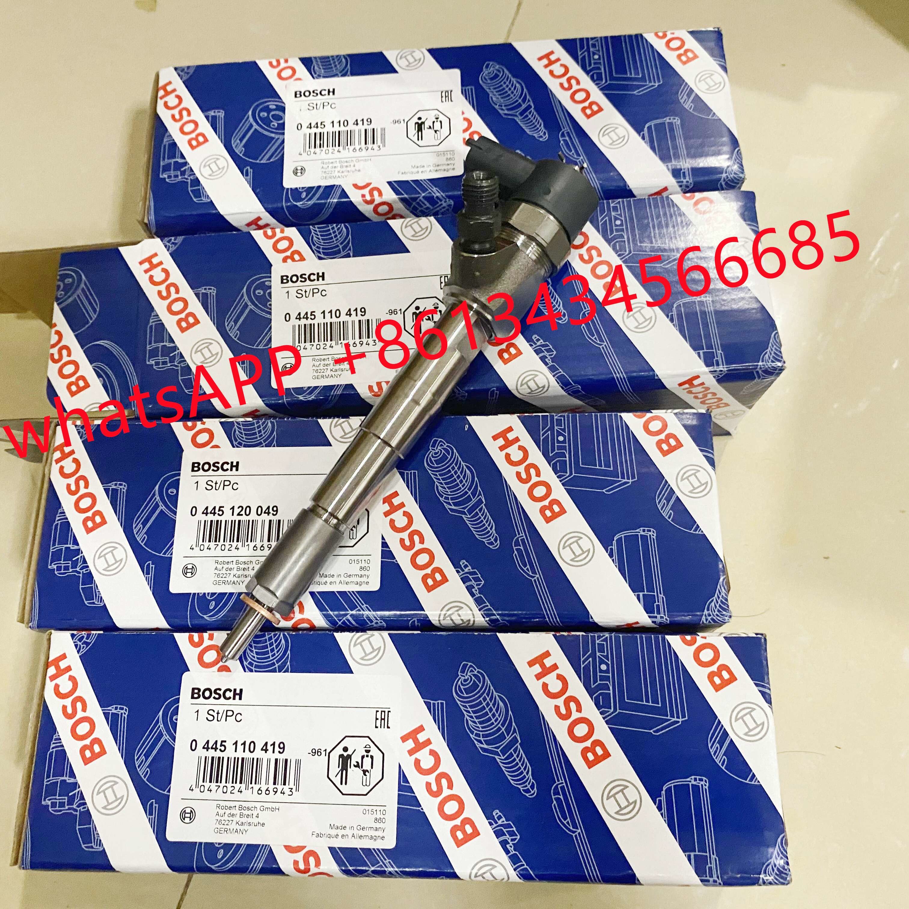 High Quality Common Rail Fuel Diesel Injector 0445110419 0986435213 For Alfa Romeo/Fiat/Jeep/Opel/Vauxhall 55233955