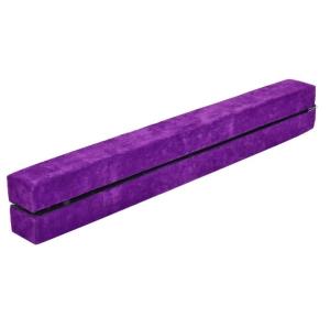 Wholesale Folding Gymnastics Balance Beam For Skill Performance Training, Purple, Flannel &amp; Epe from china suppliers