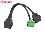 OBD2 OBD-II Male to Peugeot and Citroen OBD2 Female and OBD2 Female Y Cable