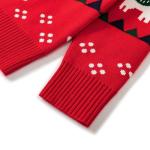 custom 100% cotton cartoon double jacquard kids ugly christmas sweater knit