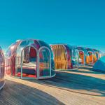 Outdoor Trade Show Tent Hotel Garden Party Luxury Glamping PC Winter Geodesic