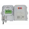 Buy cheap Outdoor 8 Port Wall Mounted Fiber Optic Terminal Box / FTTH Distribution Box from wholesalers