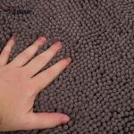 16"X24" Door Carpet Mats 1500GSM Microfiber Soft Plush Chenille PU Coating