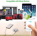 ABS Desk Grommet High Safety USB Table Hub Generous 3.1A Power Supply