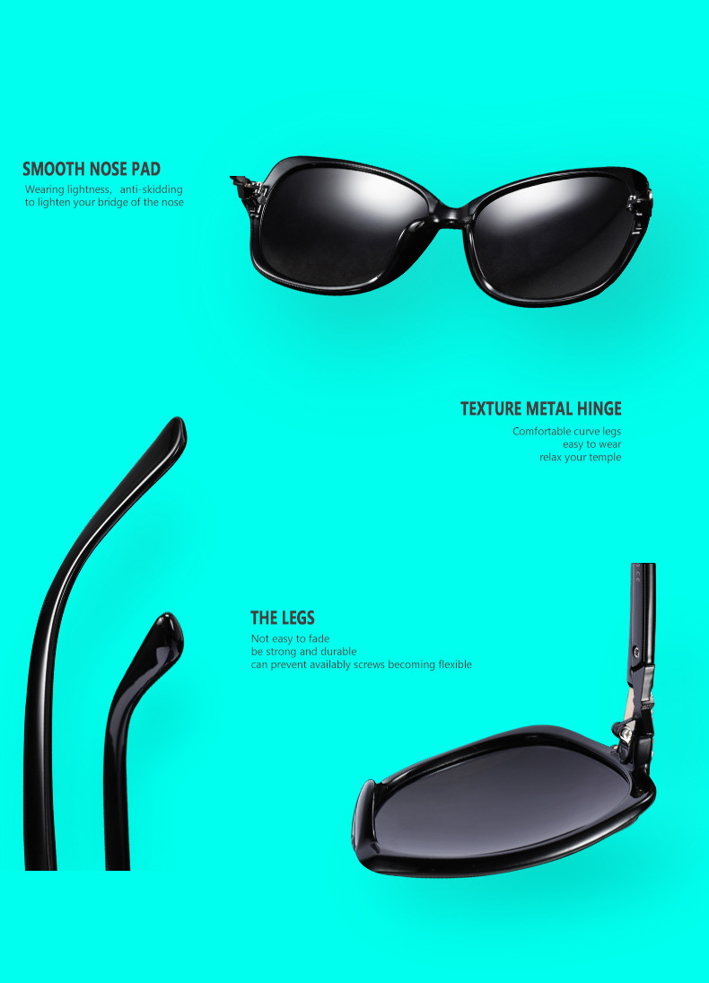 Female Clout UV400 Big Frame Glasses 2021 Stylish Polarized Sunglasses Brand Your Logo