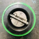 Ductile Iron Stainless Steel SS304 CF8 pn16 bs din swing Stop Duo Dual check