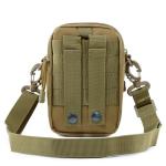 Cross Body Tactical molle mobile phone bag pouch for outdoor hiking