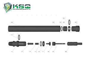 Wholesale Tungsten Carbide Rock Drilling Tools Drill Rod / Spare Parts for Mining from china suppliers