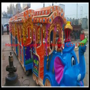 Wholesale Big attraction!! kiddie amusement park train rides elephant train for sale from china suppliers