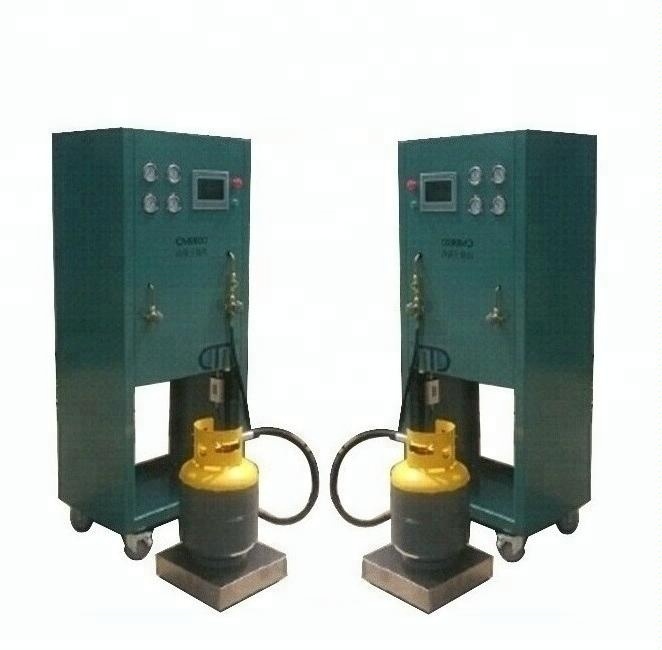 Three Stations R134a Refrigerant Charging Machine With 6kg/Min Filling Accuracy