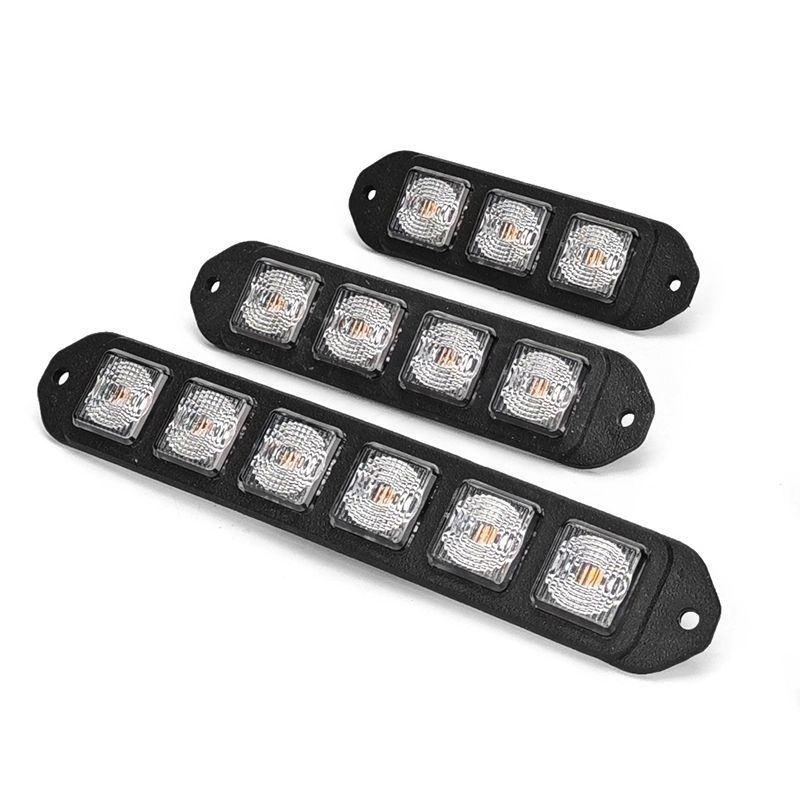 9W Amber Flexible LED Flash Penetration Light Strobe Light Bar Forklift Warning Light