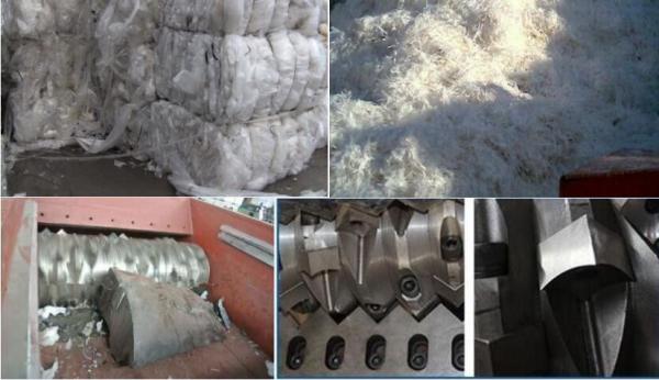 Film Scrap Agricultural Shredder Machine , Single Shaft Agricultural Waste