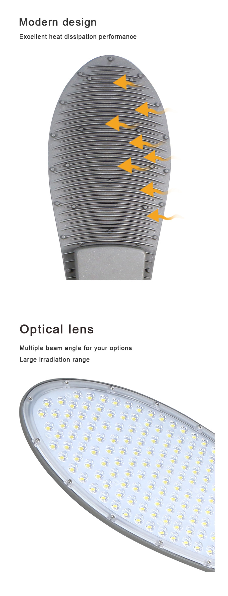 100lm/W Waterproof LED Street Light dusk to dawn pole Ip65 high power 150 watt 20000 lumens