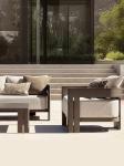 High End Teak Wood Garden Patio Sofa And Table Set Outdoor Fashion Sofa