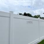 6*8 White Yard Safety Vinyl Rail Fence Fencing