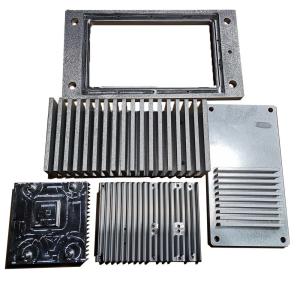 Wholesale Anodized PVDF CNC Machining Parts Extruded Aluminum Heat Sink from china suppliers
