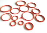 Factory supplier custom size 2,3,4 inch silicone o ring heat resistant oil sealo