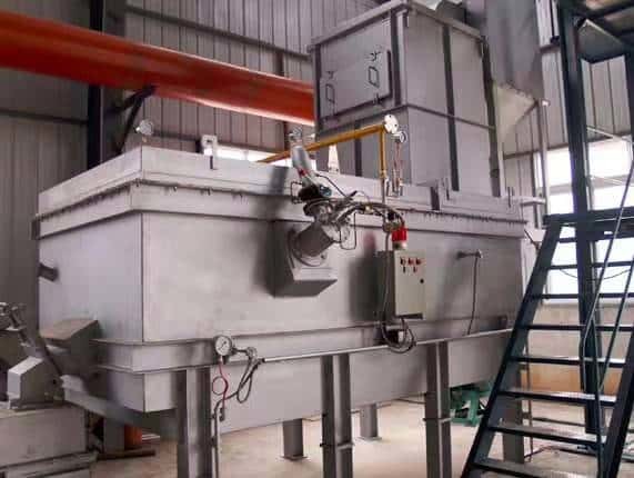 Microwave Fluidized Bed Roasting 0.05mm To 3mm Particle Fluid Bed Boiler System