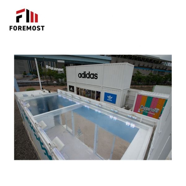 20FT/40FT Shipping Container Shopping Mall / Container House Prefab Office Container