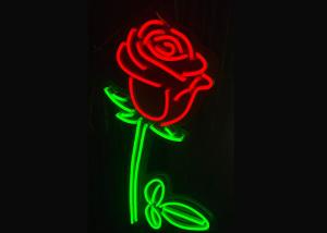 Wholesale Rose Acrylic Illuminated Led Neon Signs 12VDC 14 Colors from china suppliers