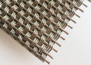 Wholesale Decorative 5.5mm Architectural Steel Mesh Flexible Metal Woven For Column Covers from china suppliers