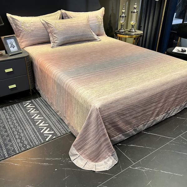 1 Cover 1flat Sheet /bedsheet 2pillowcase Pink Egyptian Cotton Bedding Set for