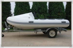 Wholesale Grey 1.2mm PVC 3 Person Motorized Inflatable Yacht Tenders With Canopy / Trailer from china suppliers