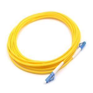 Wholesale FC / SC / LC / ST UPC Polish Singlemode Fiber Optic Jumper 3m Yellow from china suppliers
